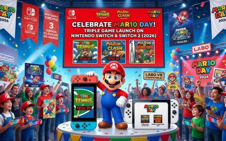 ¡El Mar10 Day 2026 ya está aquí! Clásicos de culto llegan a Switch y Switch 2